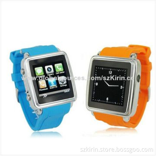 Watch phone, can answer calling and read SMS directly, it has built-in SIM card slot